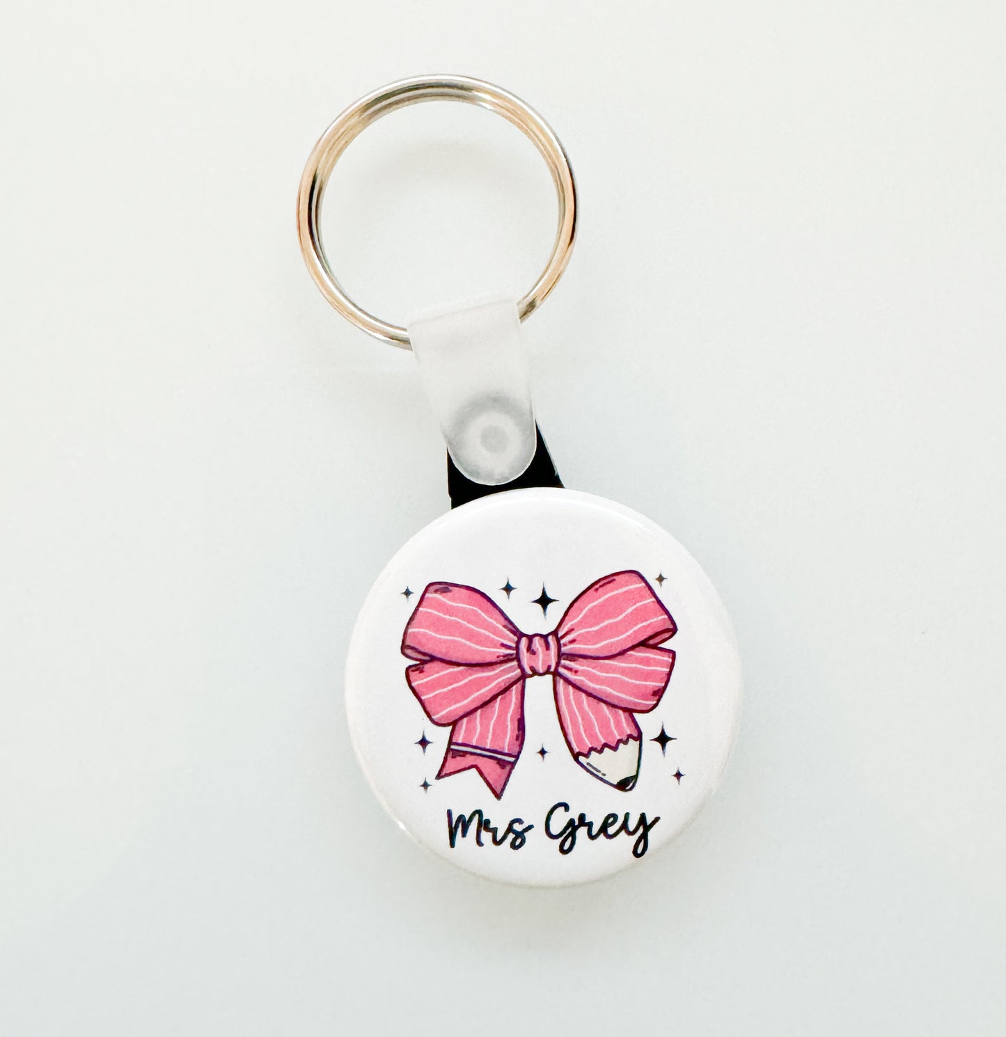 round custom snap keychains (1 1/4 in)