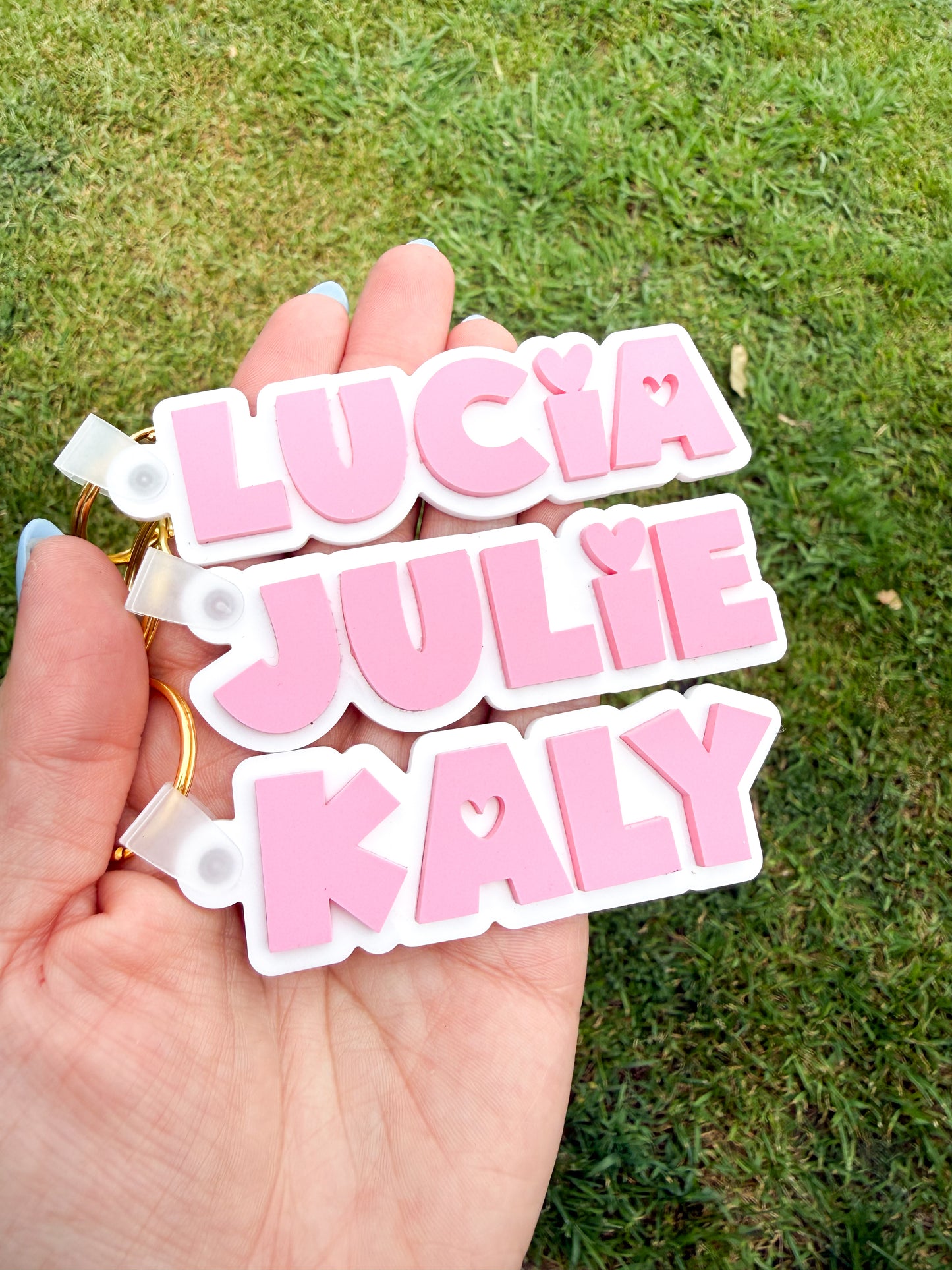 Pink Love Keychain