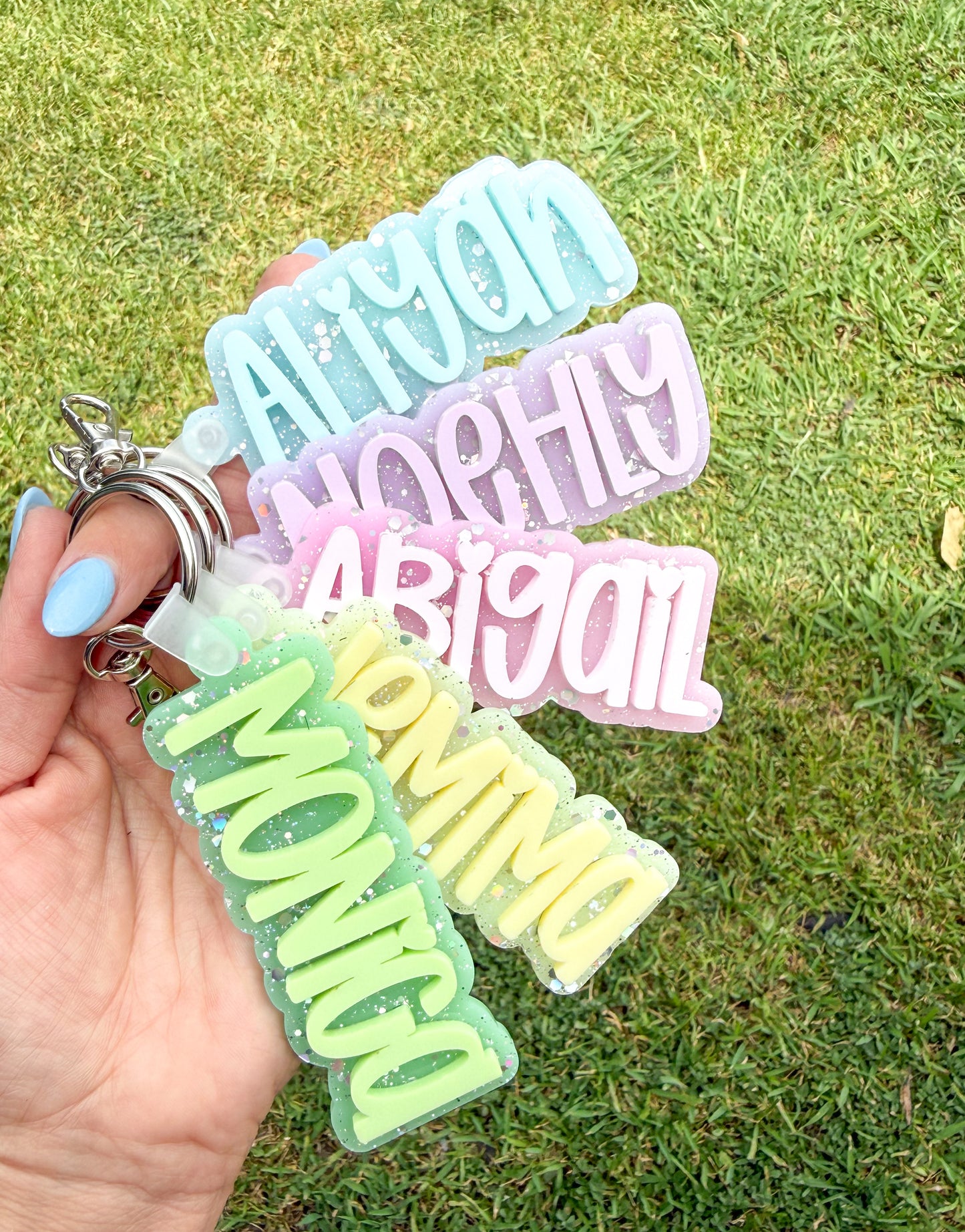 Glitter Keychain
