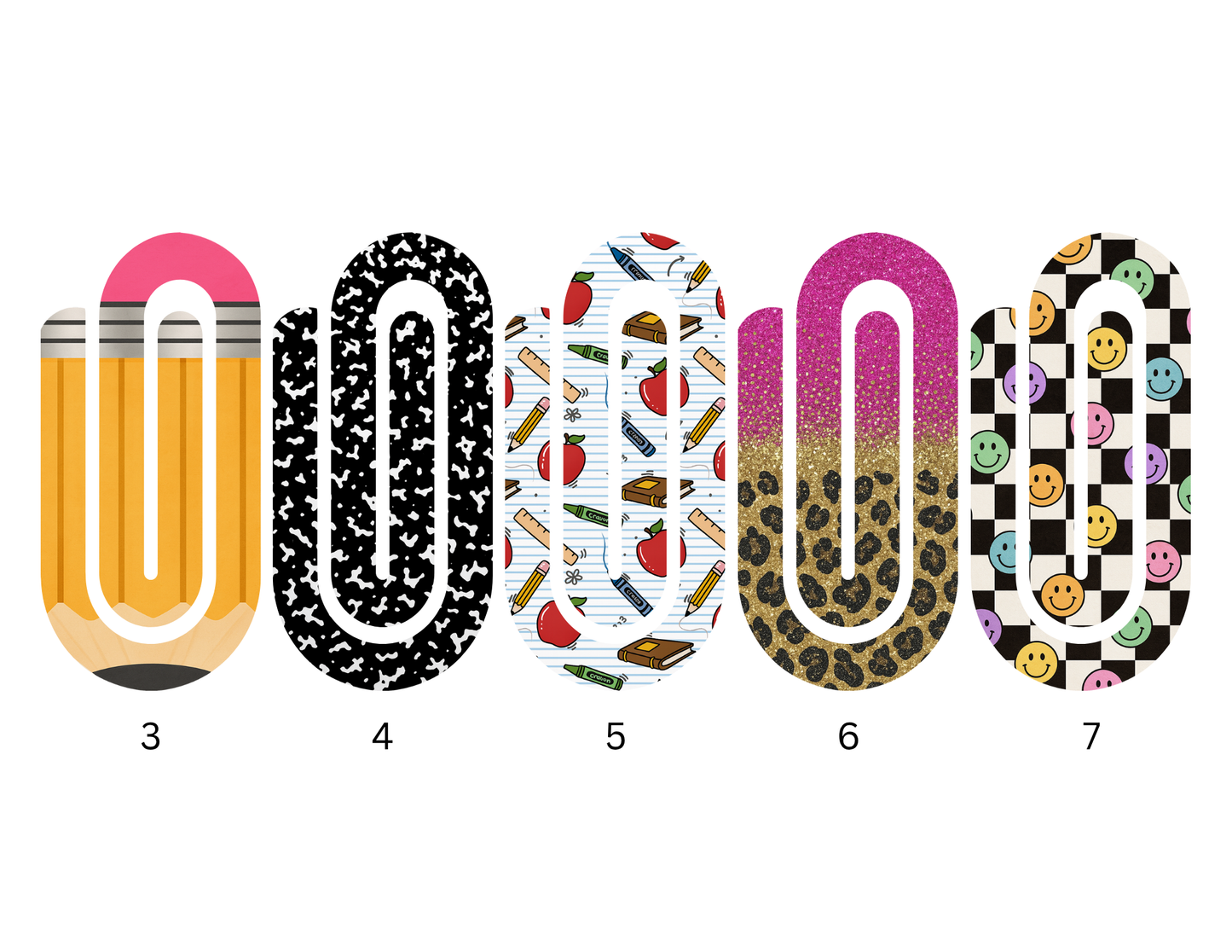Jumbo Acrylic Paper Clips