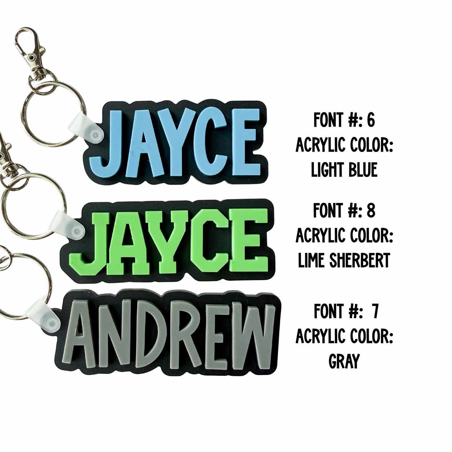 Customized Keychains-Boys