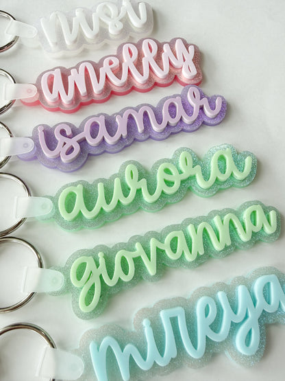 Iridescent Colors Keychains