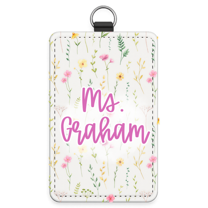 Florals- ID Badge