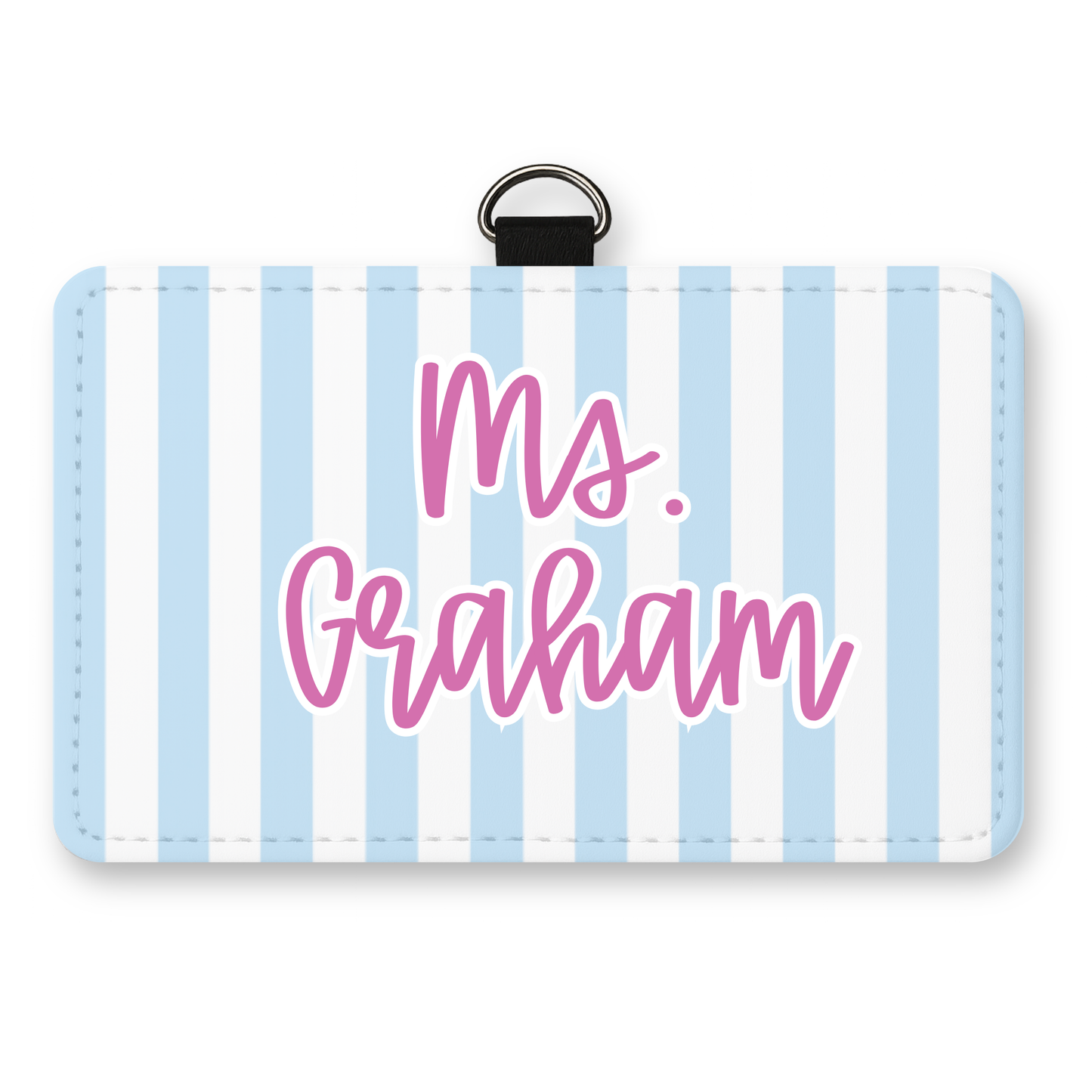 Blue Stripes- ID Badge