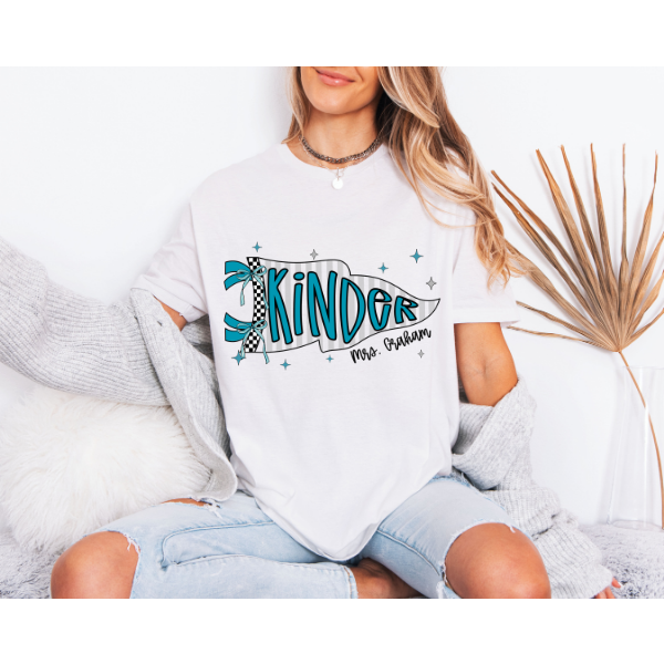 Kinder Pennant T-shirt- Gildan-Customize