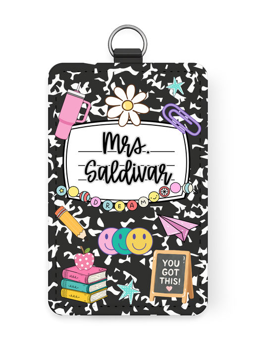 Composition Book - ID Badge