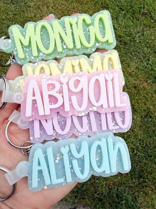 Glitter Keychain