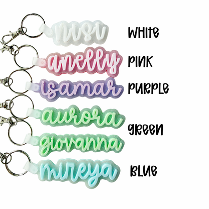 Iridescent Colors Keychains