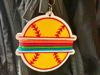 Sports/Dance Hair Tie Holder Keychains