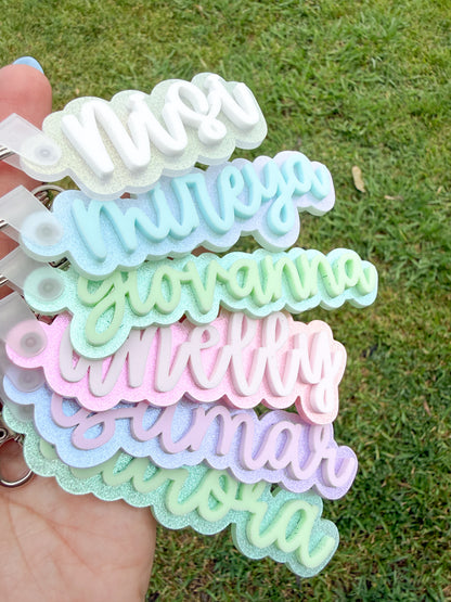 Iridescent Colors Keychains