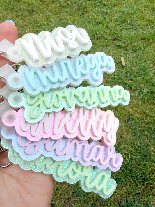 Iridescent Colors Keychains