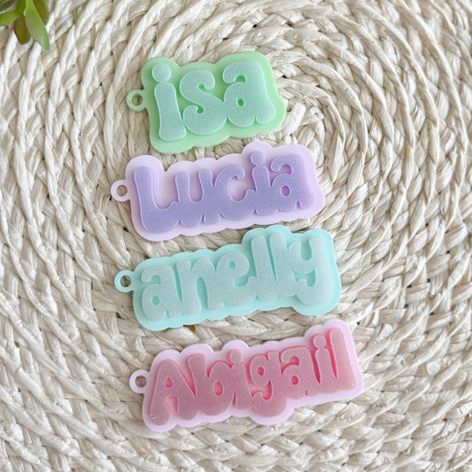 Glitter Custom KeyChain