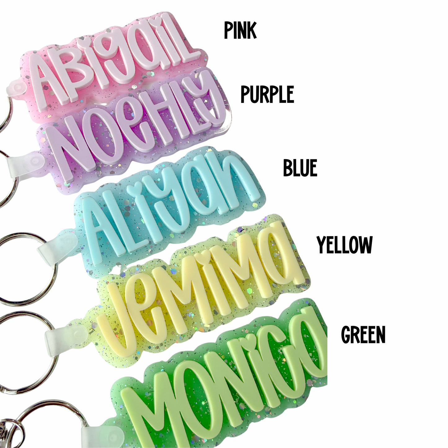Glitter Keychain