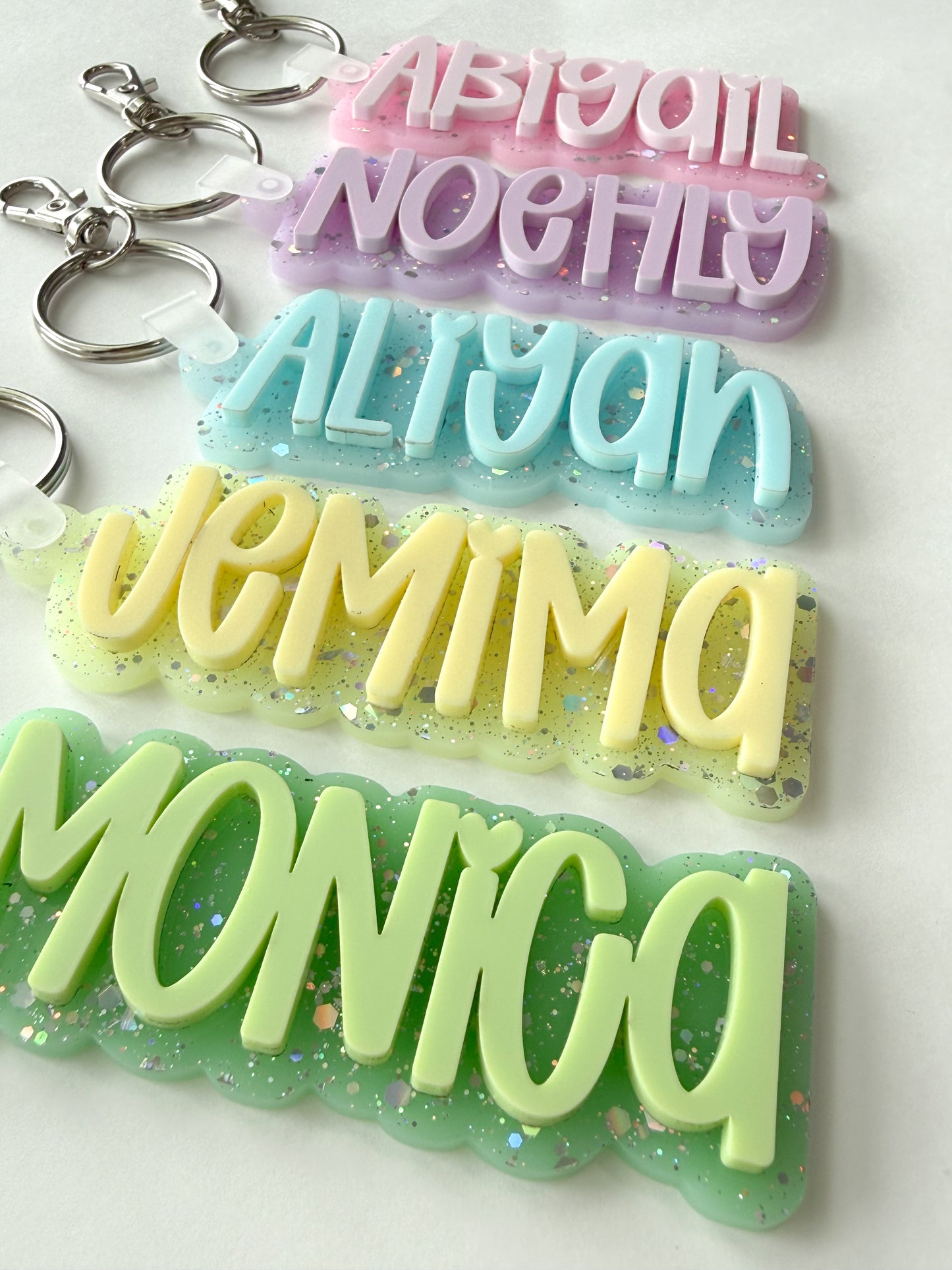 Glitter Keychain
