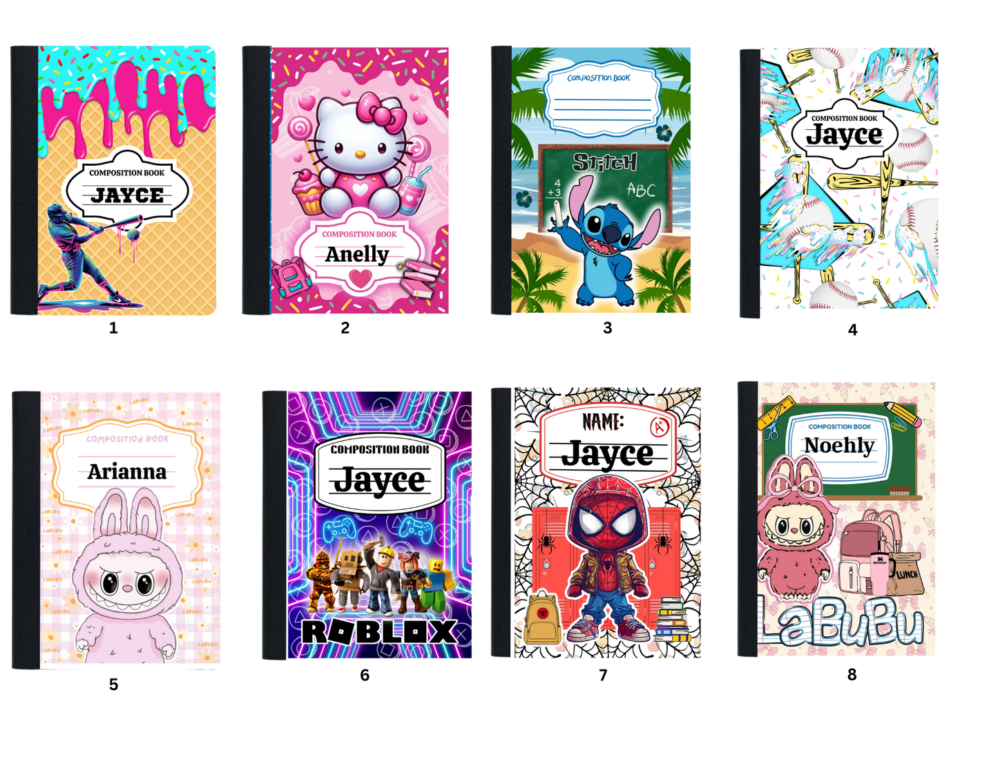 Custom Composition Books