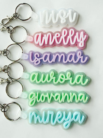 Iridescent Colors Keychains