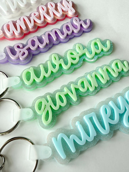 Iridescent Colors Keychains