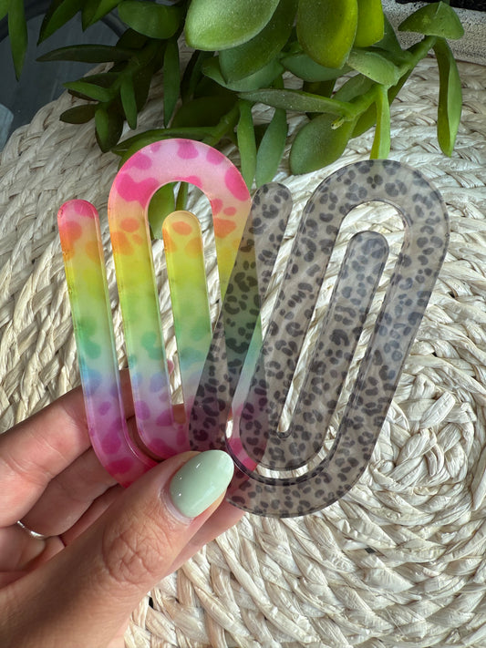 Jumbo Acrylic Paper Clips