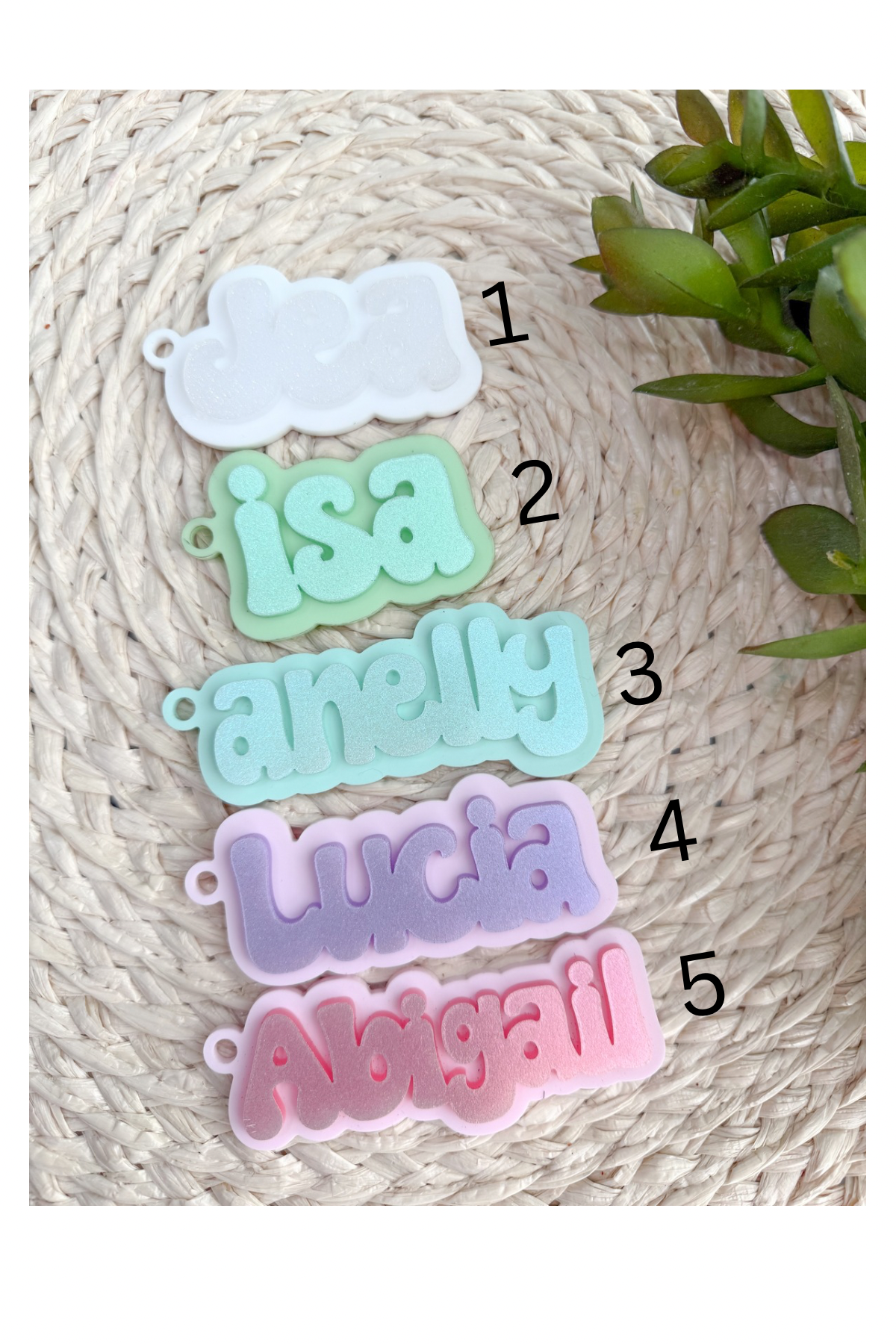 Glitter Custom KeyChain