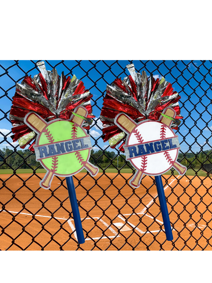 Baseball Cheer Stick