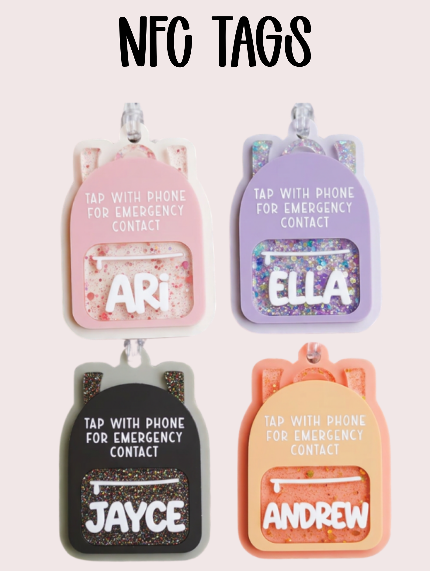 NFC Tags- Backpacks