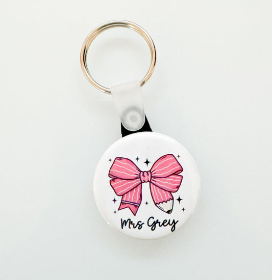 round custom snap keychains (1 1/4 in)
